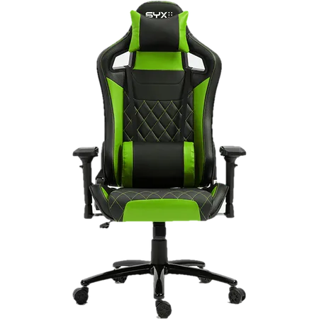 Silla Gamer SYX CH-451 GR Verde Negro