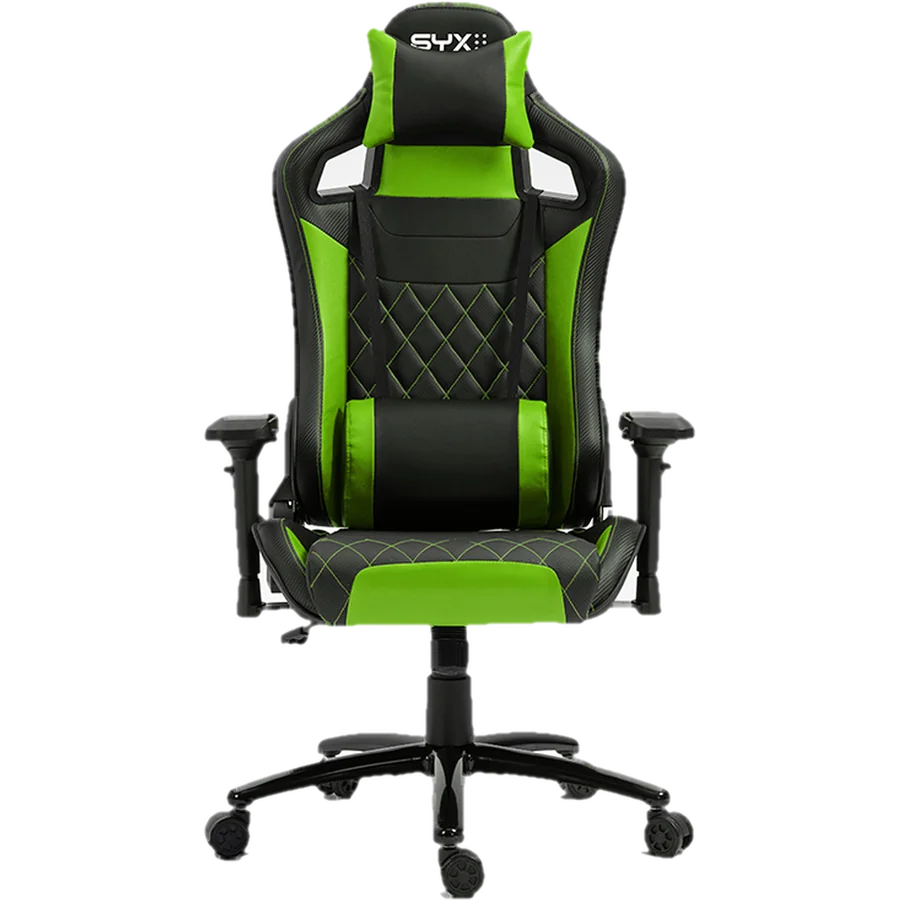 Silla Gamer SYX CH-451 GR Verde Negro
