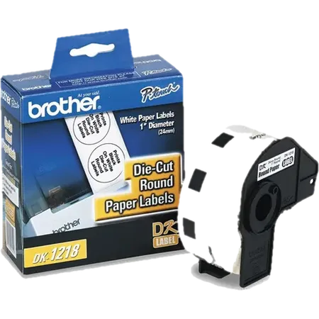 Rollo ETIQ Brother DK1218 24MM Redonda 1000 ETIQ