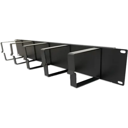 Organizador GLC 19` 2U Negro de Cable