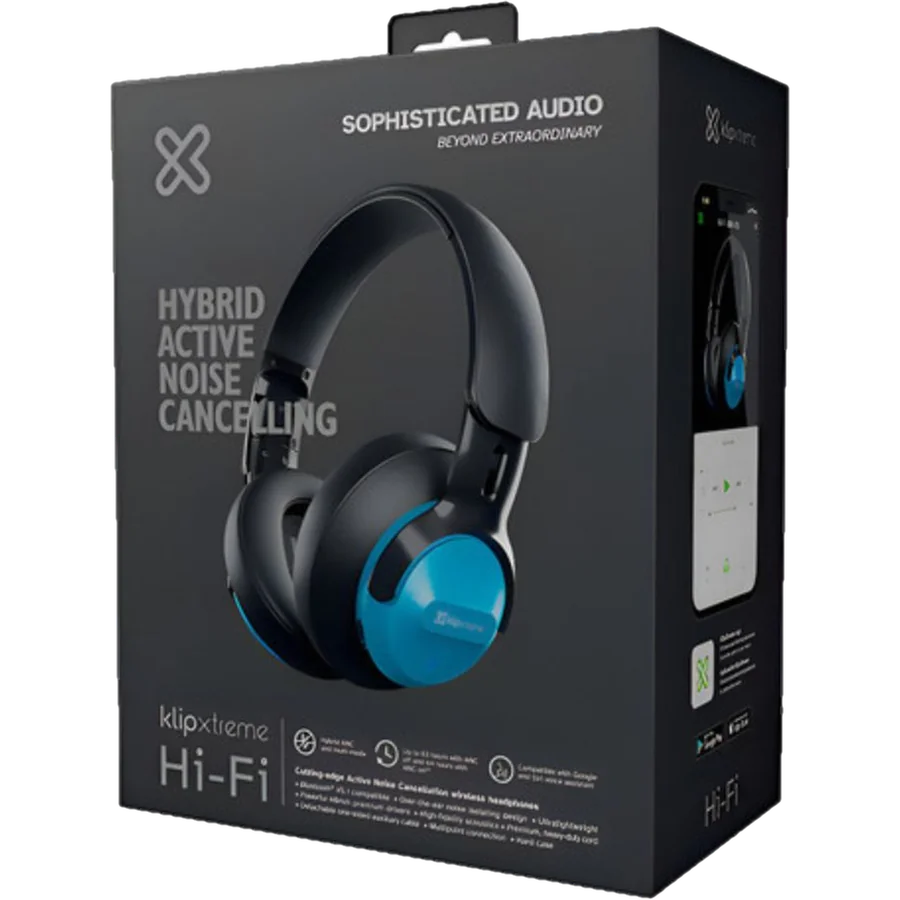 Auriculares Klipxtreme HI-FI C/AZUL
