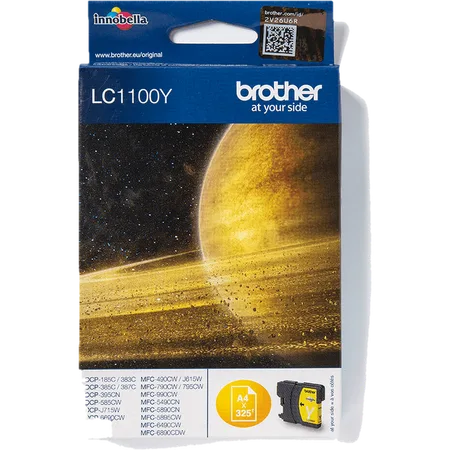 Brother LC1100Y cartucho de tinta 1 pieza(s) Original Amarillo