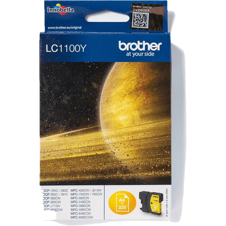 Brother LC1100Y cartucho de tinta 1 pieza(s) Original Amarillo