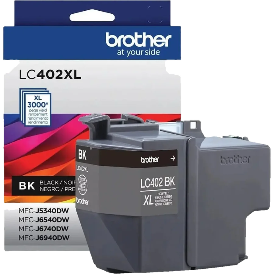 Brother LC402XLBKS cartucho de tinta 1 pieza(s) Original Alto rendimie