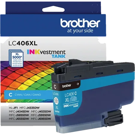 Brother LC406XLCS cartucho de tinta 1 pieza(s) Original Alto rendimien