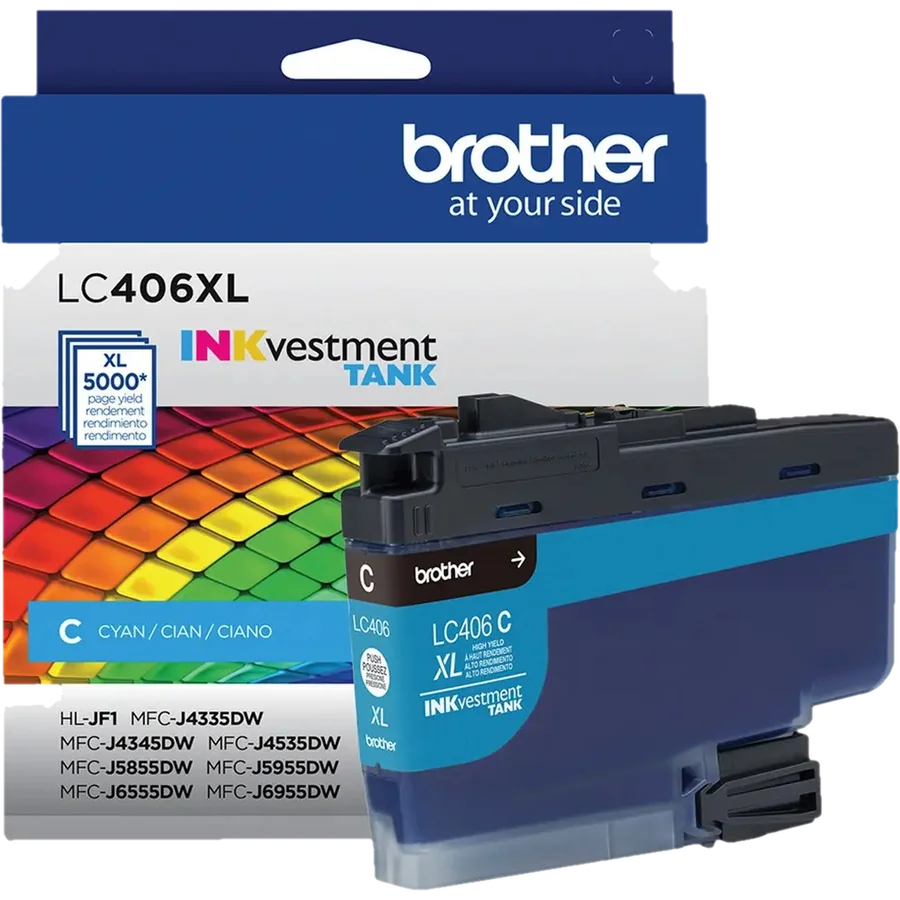 Brother LC406XLCS cartucho de tinta 1 pieza(s) Original Alto rendimien