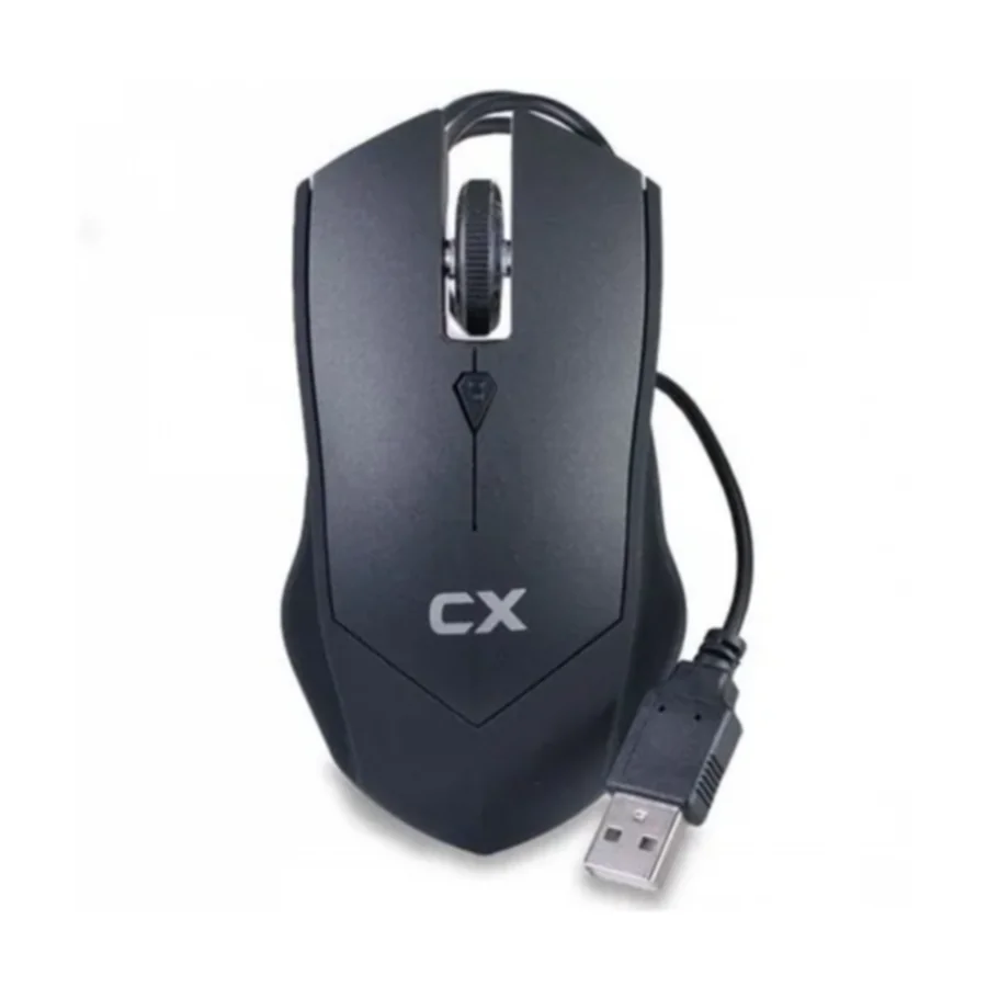 Mouse CX MEQ-037 Rubber Black Color Finish