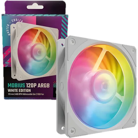 Ventilador Cooler Master Mobius 120P White