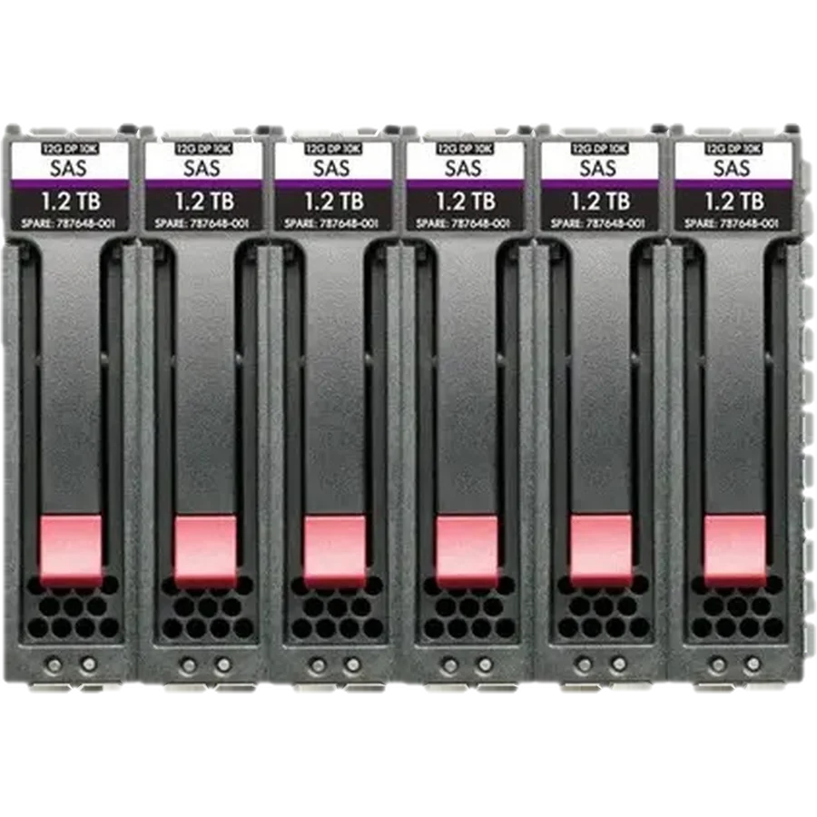 Disco rígido SAS HPE MSA Pack 6X2. 12G 10K 2.5in