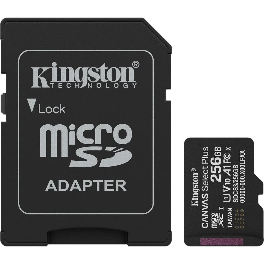 MicroSD Kingston C10 Canvas Select Plus