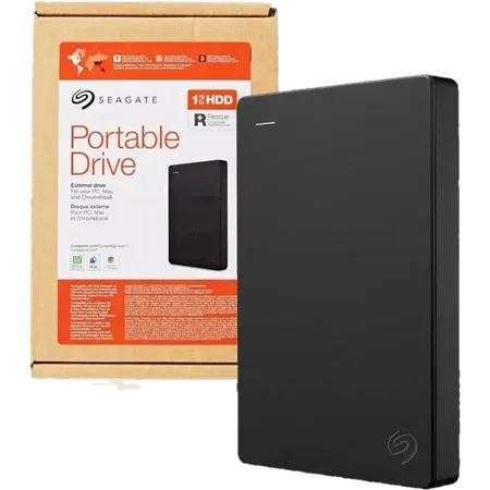 Disco externo Seagate Portable Black