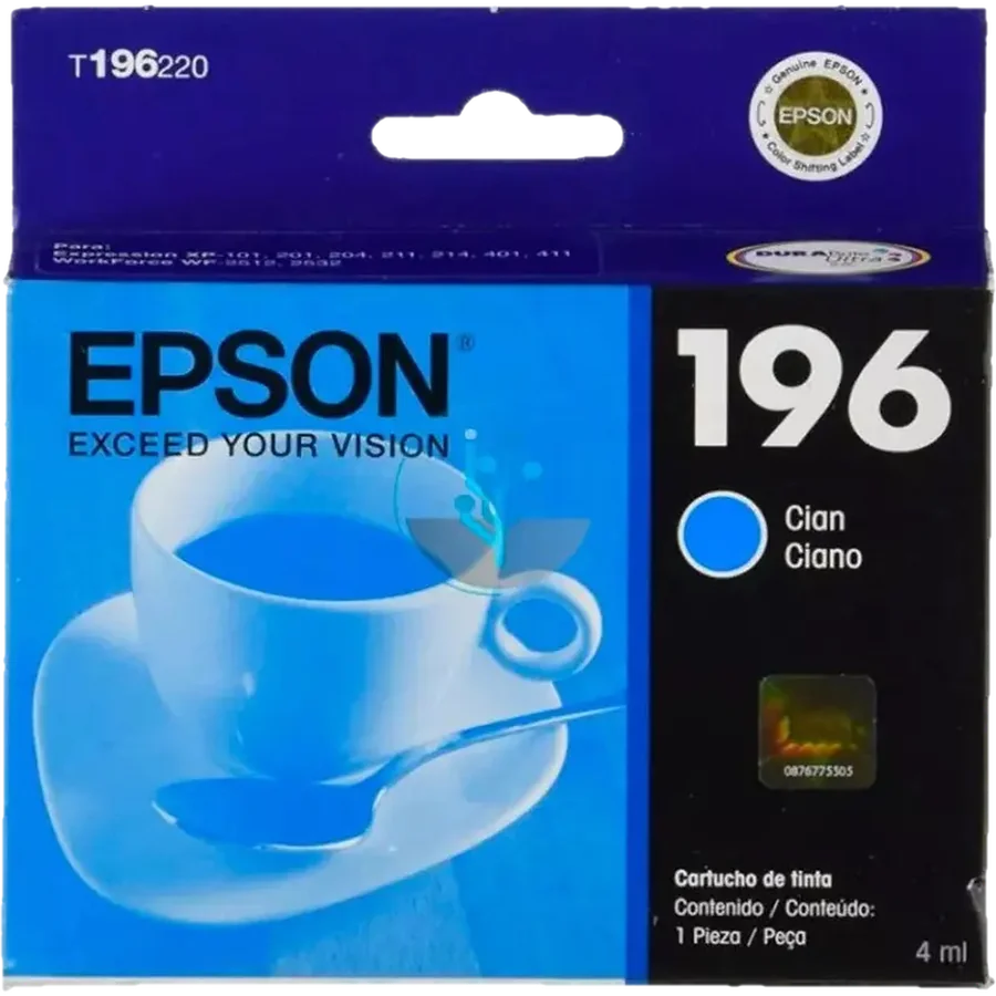 Epson T196220 cartucho de tinta 1 pieza(s) Original Cian