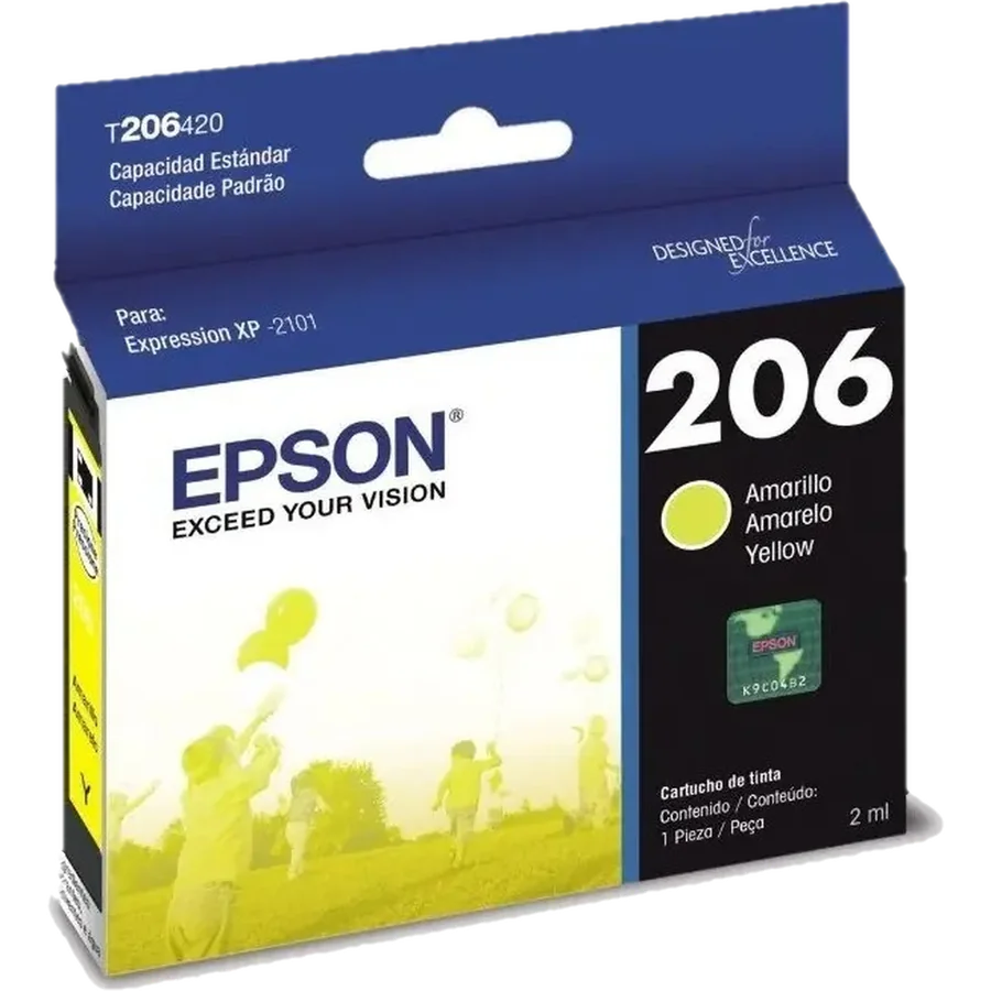 Cartucho Epson T206420-AL Amarillo (VENCIDO)