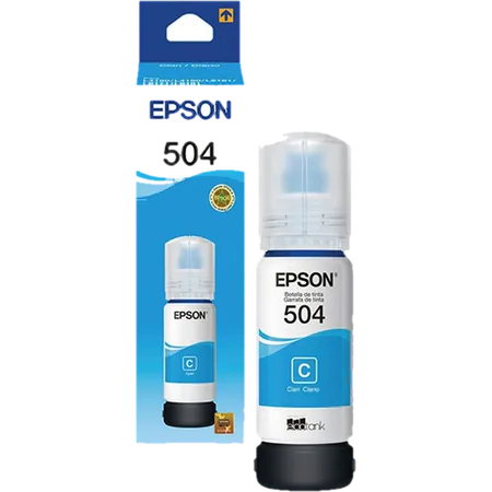 Botella Epson T504220-AL CYAN P/L4150/60/61/71/91
