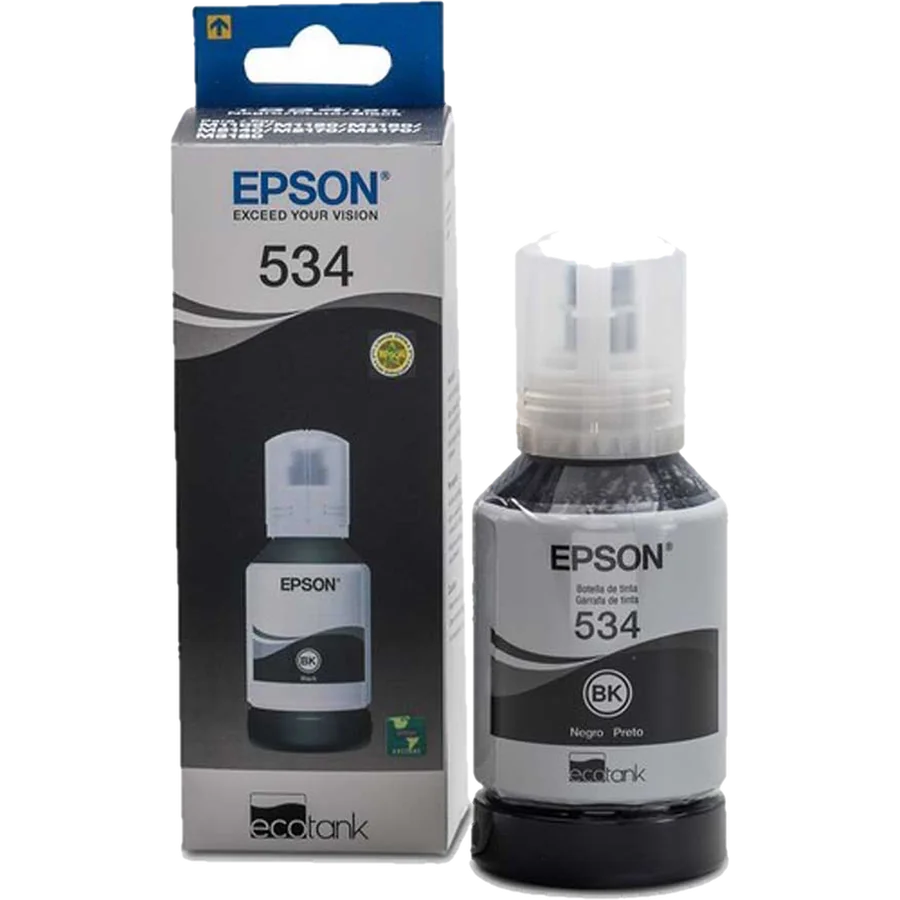 Botella Epson T534120-AL Negro P/M1120-M2120-M3170