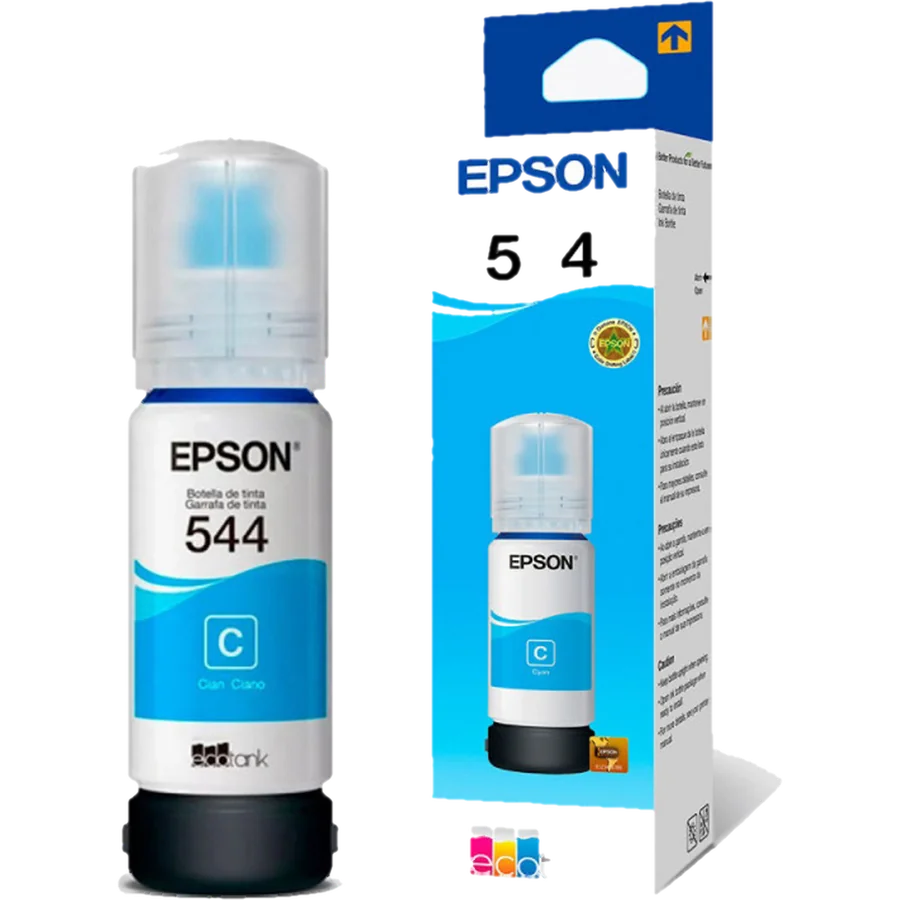 Botella Epson T544220-AL CYAN P/L3210/3250