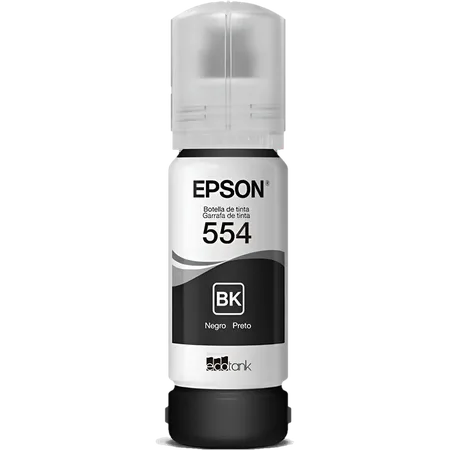 Botella Epson T554120-AL Negro Pigmen P/L8160/8180