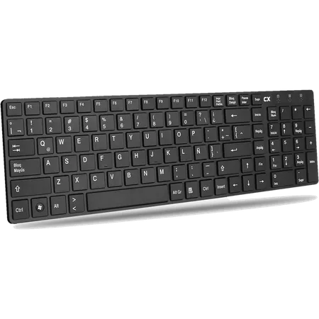 Teclado CX Slim WK-718 Tecla Chocolate