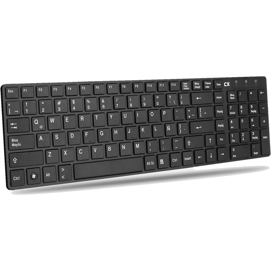 Teclado CX Slim WK-718 Tecla Chocolate