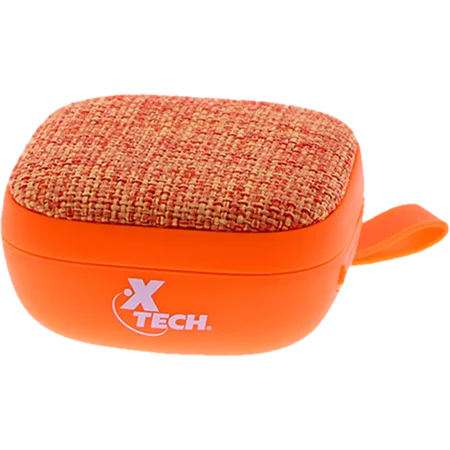 Parlante X-Tech Mini Portatil Naranja C/